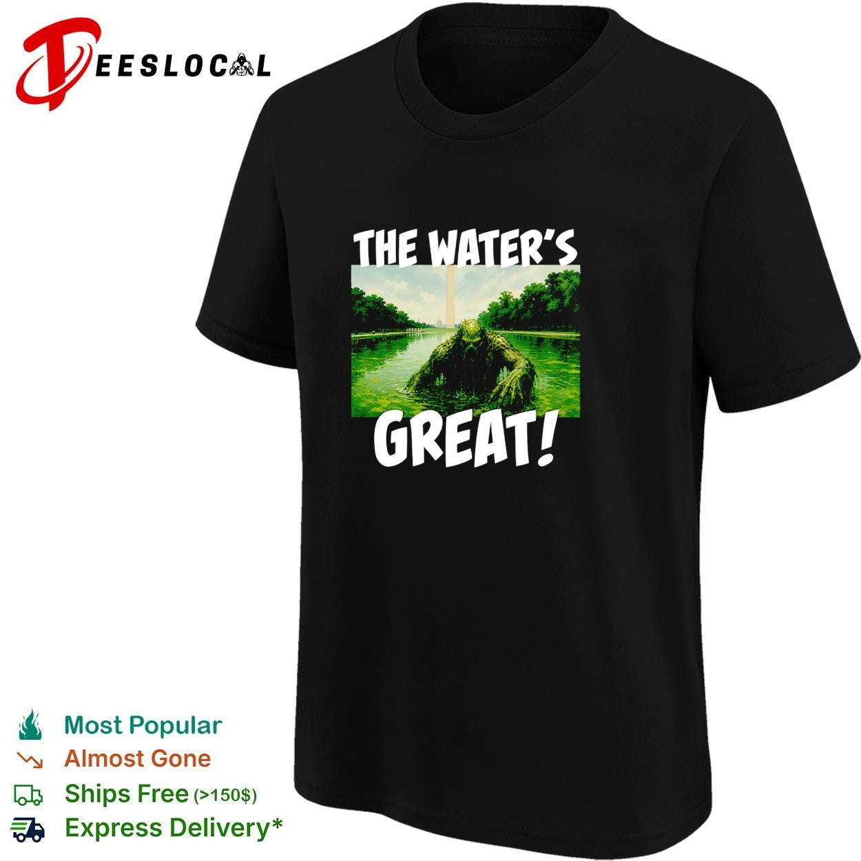 Swamp monster Washington Monument the waters great shirt
