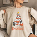 Cat Shaped Like A Pine Tree Christmas Cotton T-shirt/Sweatshirt - Unisex Style - Menswear, Top Hoodie | CiraTrend.com