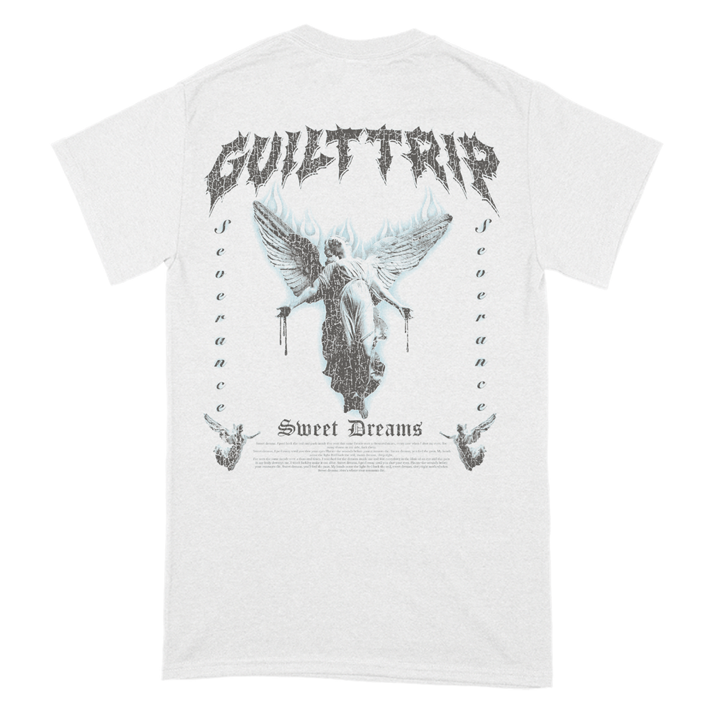 'Sweet Dreams' White Tee Hoodie, Sweatshirt | CiraTrend.com (Image 3)
