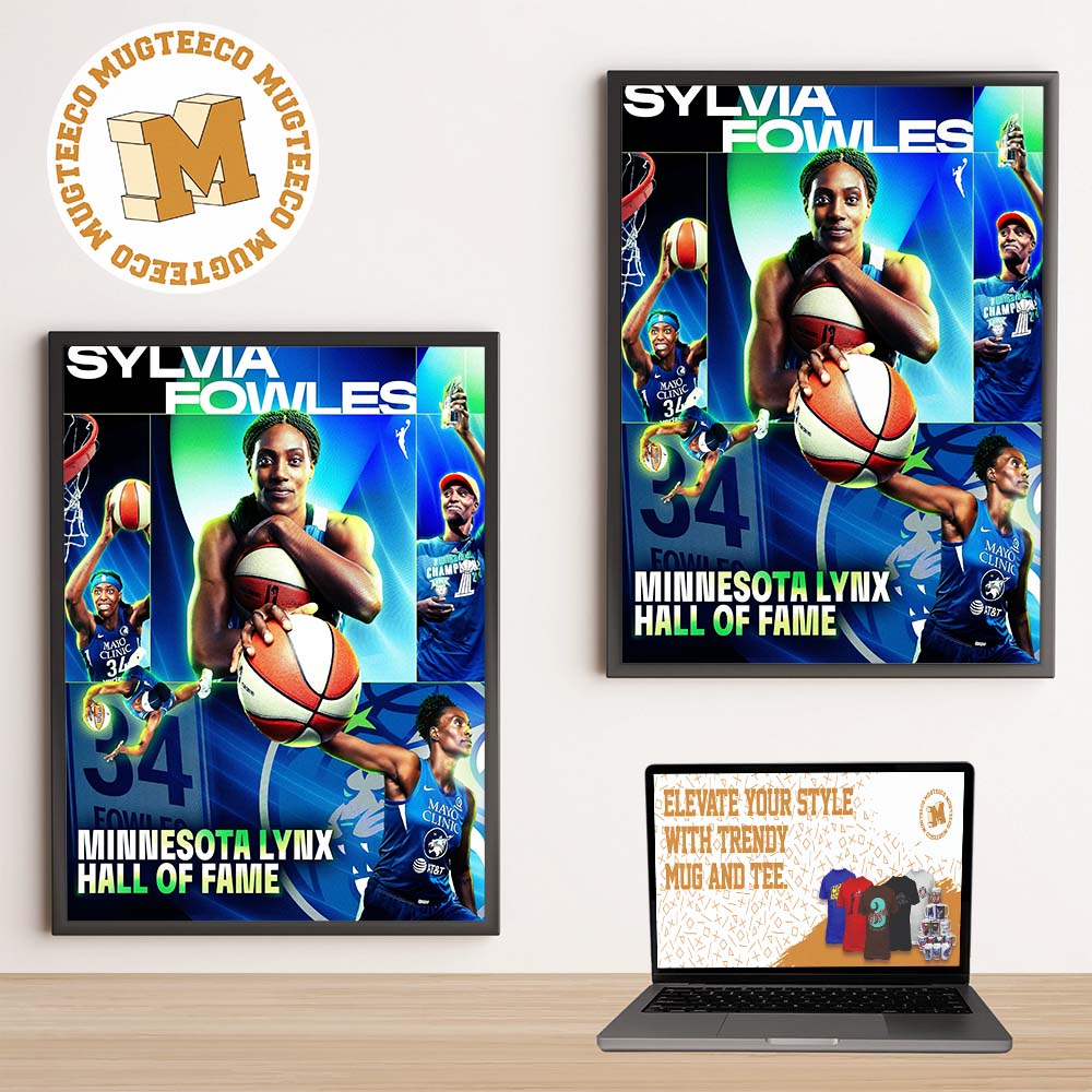 Sylvia Fowles WNBA 2026 Event Poster Minnesota Lynx Hall Of Fame Home Decor Poster Canvas