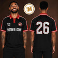 System Of A Down SOAD Dusseldorf Germany 2026 Specific Polo At Open Air On 10 July 2026 Football Jersey