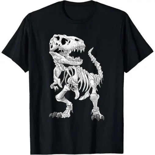 T-Rex Skeleton Dino bones paleontologist Fossil Dinosaur T-Shirt Made in USA Hoodie, Sweatshirt | CiraTrend.com