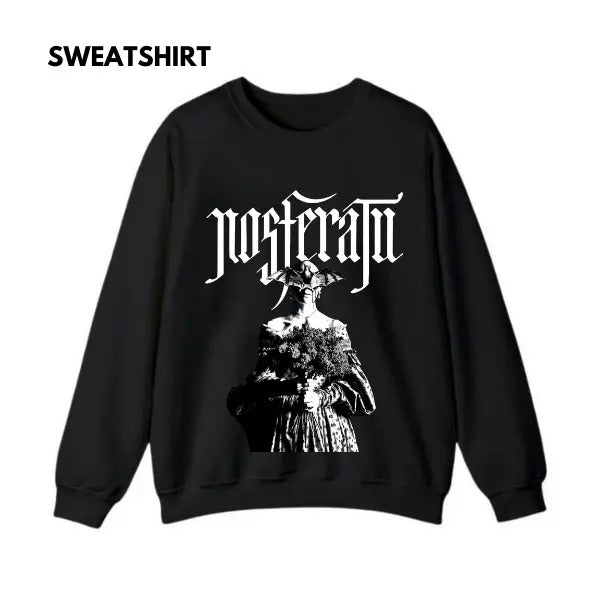 N0sferatu Vamp Graphic Unisex Crewneck Sweatshirt/T-Shirt, For Him, For Her, Unisex Style, 100% Cotton, Pullover Crewneck...