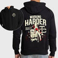 Troll Co Working Harder Than An Ugly Stripper 2 Sided Graphic Hoodie/Sweatshirt/T-Shirt, For Men, For Women