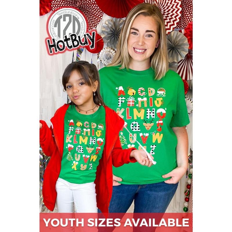 T2D Alphabet Christmas T-Shirt Hoodie, Sweatshirt | CiraTrend.com