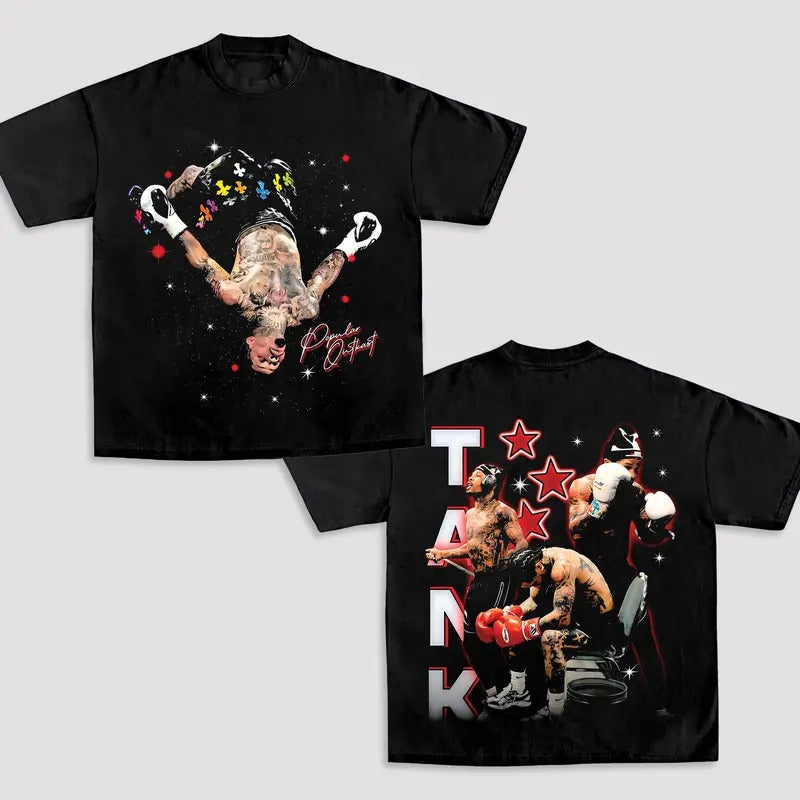 TANK DAVIS TEE, Boxing T-shirt, Boxer Tee, Sports Shirt, UFC Shirt, Workout T-shirt, Gift for Him Gift For Her Hoodie...