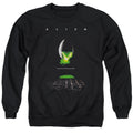 Alien Poster Mens Crewneck Sweatshirt Black T-Shirts, Hoodie | CiraTrend.com