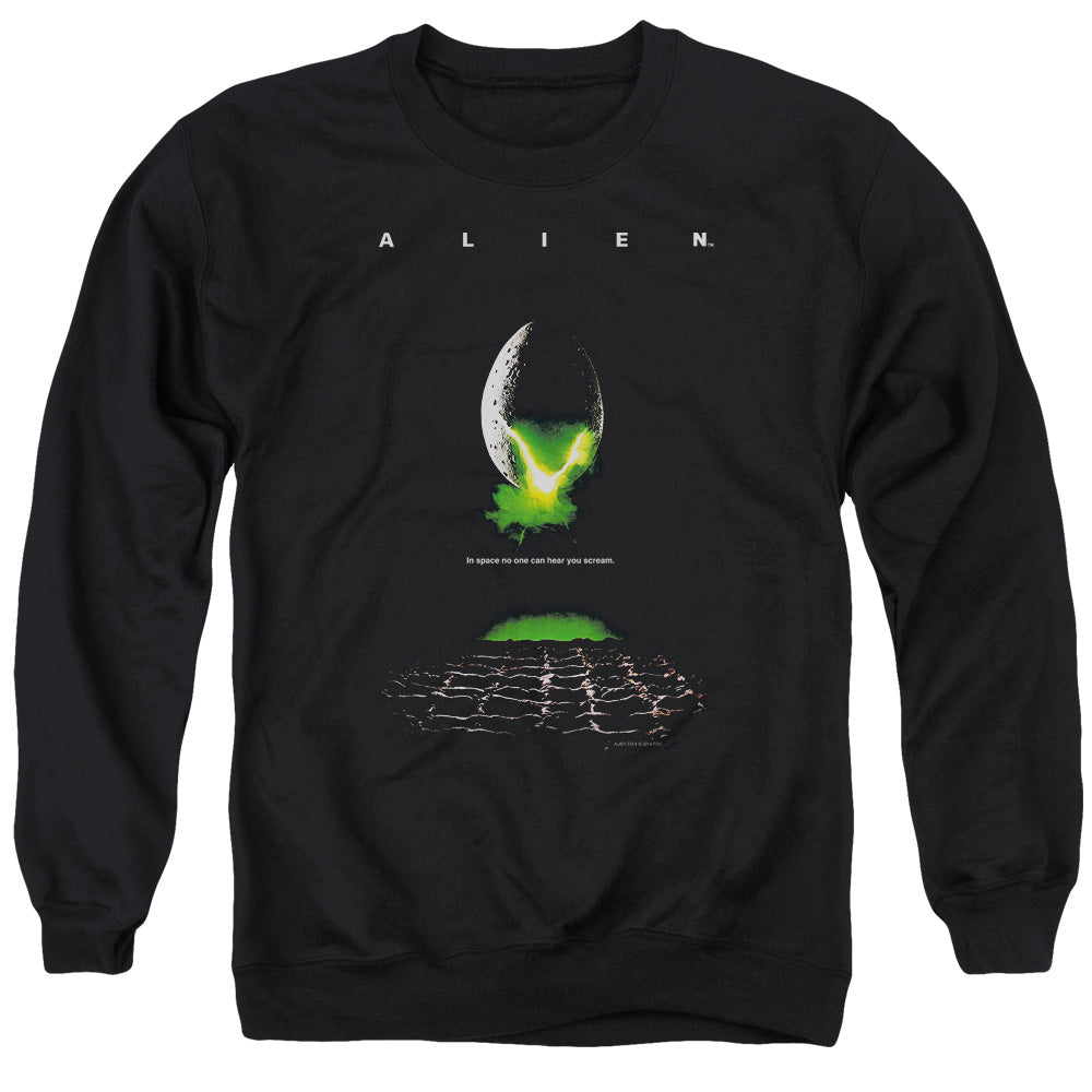 Alien Poster Mens Crewneck Sweatshirt Black T-Shirts, Hoodie | CiraTrend.com