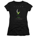 Alien Poster Junior Sheer Cap Sleeve Womens T Shirt Black Hoodie, Sweatshirt | CiraTrend.com