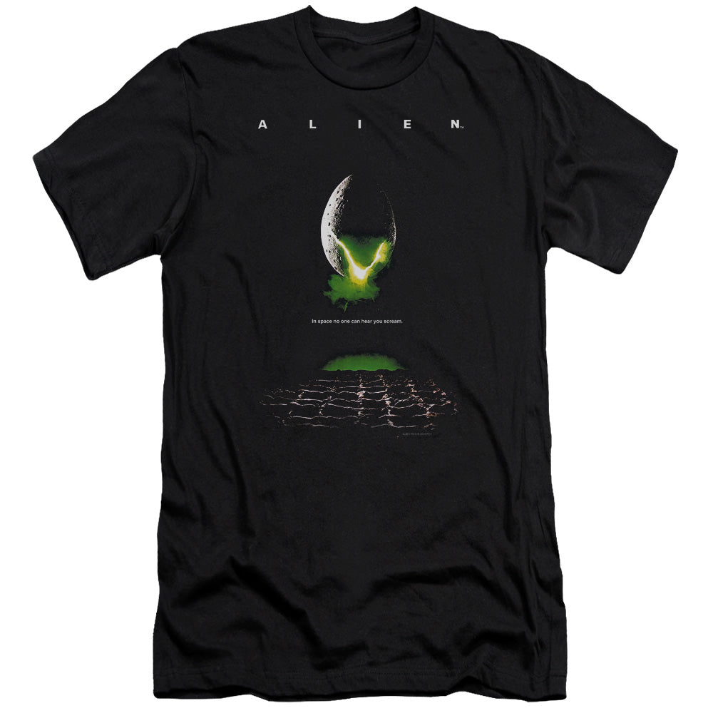 Alien Poster Premium Bella Canvas Slim Fit Mens T Shirt Black Hoodie, Sweatshirt | CiraTrend.com
