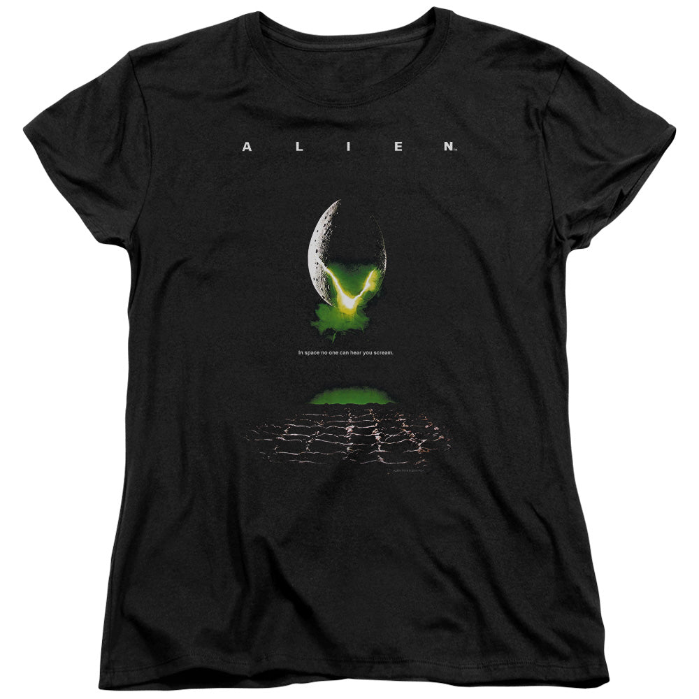 Alien Poster Womens T Shirt Black Hoodie, Sweatshirt | CiraTrend.com