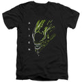 Alien Acid Drool Mens Slim Fit V-Neck T Shirt Black Hoodie, Sweatshirt | CiraTrend.com