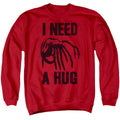 Alien Need A Hug Mens Crewneck Sweatshirt Red T-Shirts, Hoodie | CiraTrend.com