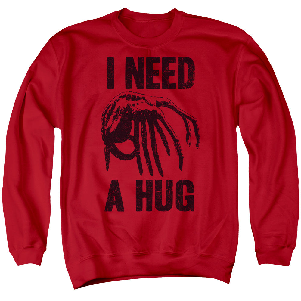 Alien Need A Hug Mens Crewneck Sweatshirt Red T-Shirts, Hoodie | CiraTrend.com
