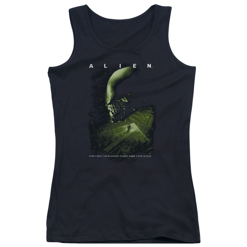 Alien Lurk Womens Tank Top Shirt Black Hoodie, Sweatshirt | CiraTrend.com