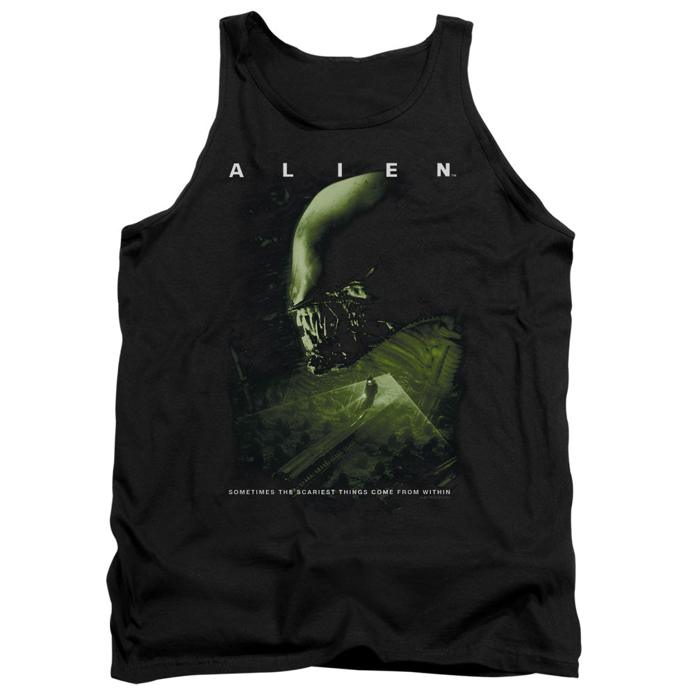 Alien Lurk Mens Tank Top Shirt Black Hoodie, Sweatshirt | CiraTrend.com
