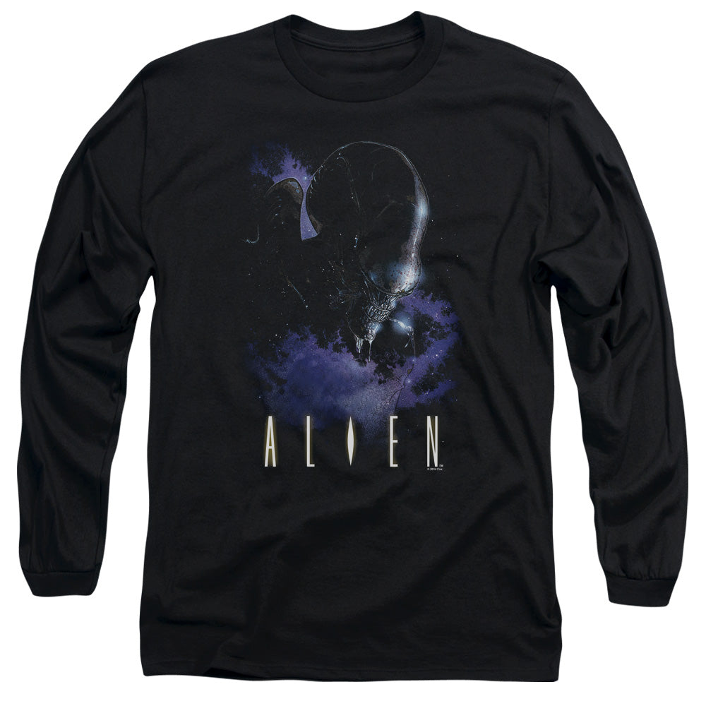 Alien In Spacemens Long Sleeve Shirt Black Hoodie, Sweatshirt | CiraTrend.com
