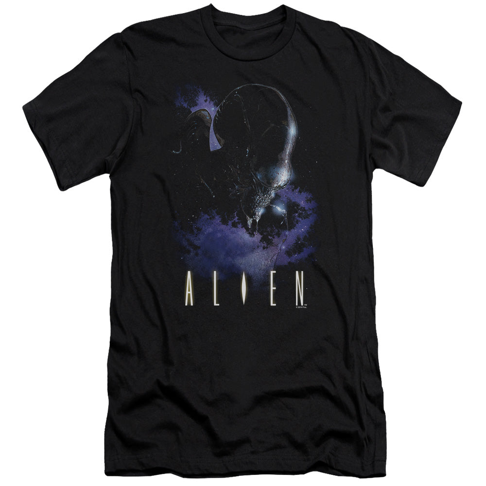 Alien In Space Premium Bella Canvas Slim Fit Mens T Shirt Black Hoodie, Sweatshirt | CiraTrend.com