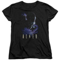 Alien In Space Womens T Shirt Black Hoodie, Sweatshirt | CiraTrend.com