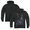 Alien In Space Back Print Zipper Mens Hoodie Black T-Shirts, Sweatshirt | CiraTrend.com