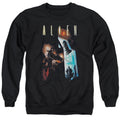 Alien Around The Corner Mens Crewneck Sweatshirt Black T-Shirts, Hoodie | CiraTrend.com