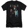 Alien Around The Corner Slim Fit Mens T Shirt Black Hoodie, Sweatshirt | CiraTrend.com