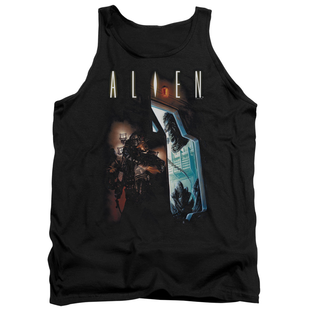 Alien Around The Corner Mens Tank Top Shirt Black Hoodie, Sweatshirt | CiraTrend.com