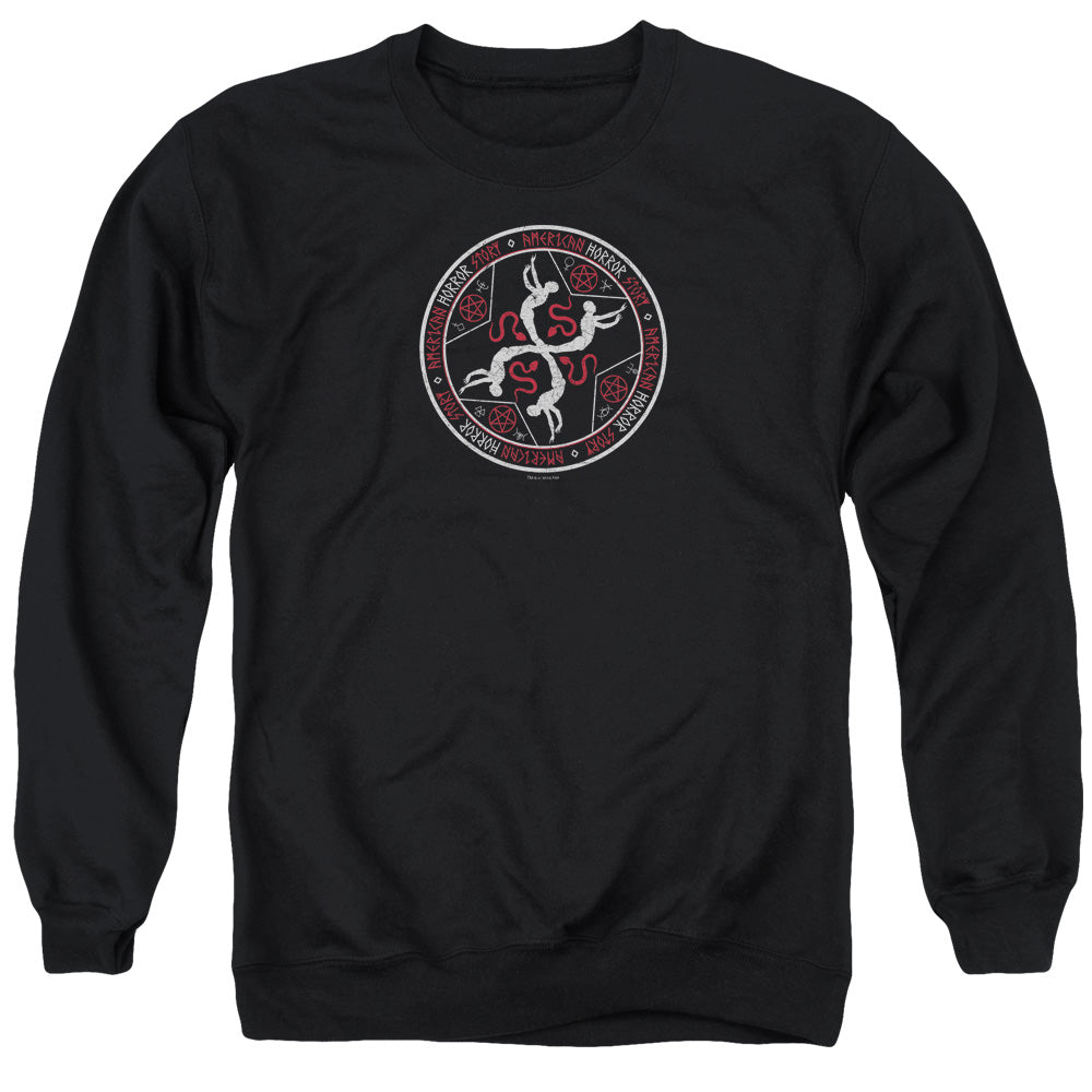 American Horror Story Coven Serpent Sigil Mens Crewneck Sweatshirt Black T-Shirts, Hoodie | CiraTrend.com