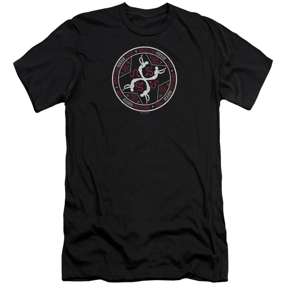 American Horror Story Coven Serpent Sigil Premium Bella Canvas Slim Fit Mens T Shirt Black Hoodie, Sweatshirt | CiraTrend.com