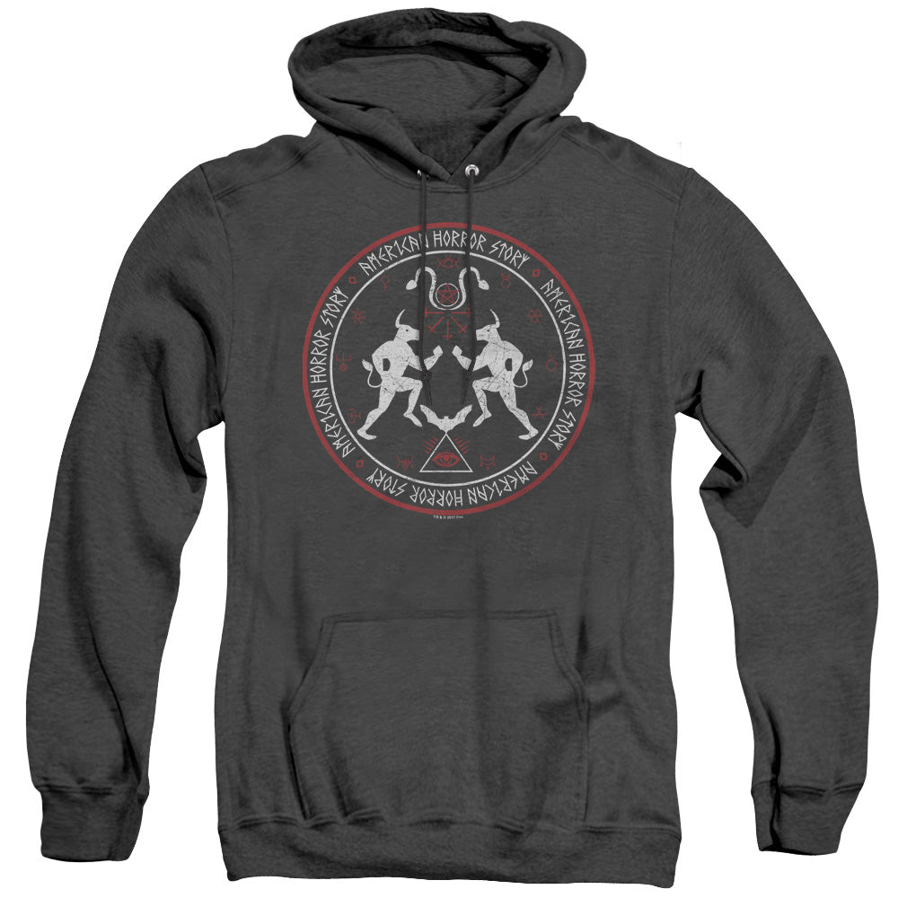 American Horror Story Coven Minotaur Sigil Heather Mens Hoodie Black T-Shirts, Sweatshirt | CiraTrend.com