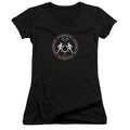 American Horror Story Coven Minotaur Sigil Junior Sheer Cap Sleeve V-Neck Womens T Shirt Black Hoodie, Sweatshirt