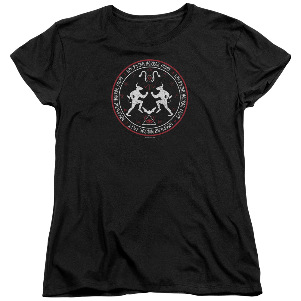 American Horror Story Coven Minotaur Sigil Womens T Shirt Black Hoodie, Sweatshirt | CiraTrend.com
