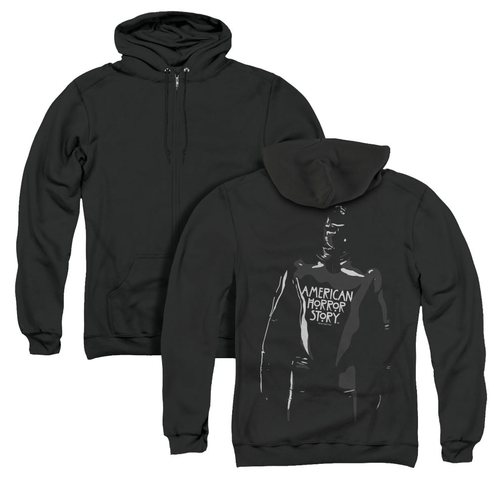 American Horror Story Rubber Man Back Print Zipper Mens Hoodie Black T-Shirts, Sweatshirt | CiraTrend.com