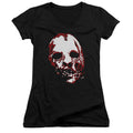 American Horror Story Bloody Face Junior Sheer Cap Sleeve V-Neck Womens T Shirt Black Hoodie, Sweatshirt | CiraTrend.com