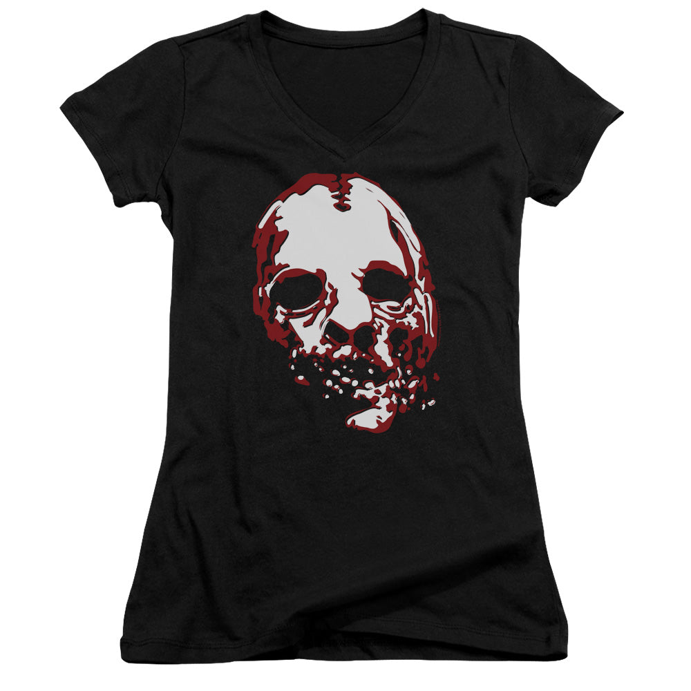 American Horror Story Bloody Face Junior Sheer Cap Sleeve V-Neck Womens T Shirt Black Hoodie, Sweatshirt | CiraTrend.com