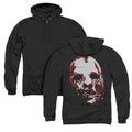 American Horror Story Bloody Face Back Print Zipper Mens Hoodie Black T-Shirts, Sweatshirt | CiraTrend.com