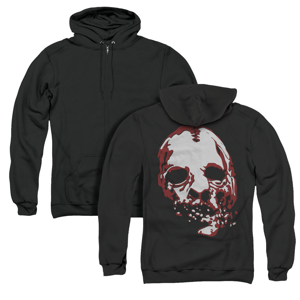 American Horror Story Bloody Face Back Print Zipper Mens Hoodie Black T-Shirts, Sweatshirt | CiraTrend.com