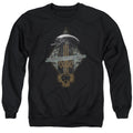 Alien Prison Planet Collage Mens Crewneck Sweatshirt Black T-Shirts, Hoodie | CiraTrend.com