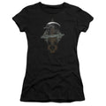 Alien Prison Planet Collage Junior Sheer Cap Sleeve Womens T Shirt Black Hoodie, Sweatshirt | CiraTrend.com