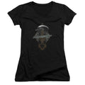 Alien Prison Planet Collage Junior Sheer Cap Sleeve V-Neck Womens T Shirt Black Hoodie, Sweatshirt | CiraTrend.com