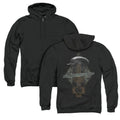 Alien Prison Planet Collage Back Print Zipper Mens Hoodie Black T-Shirts, Sweatshirt | CiraTrend.com