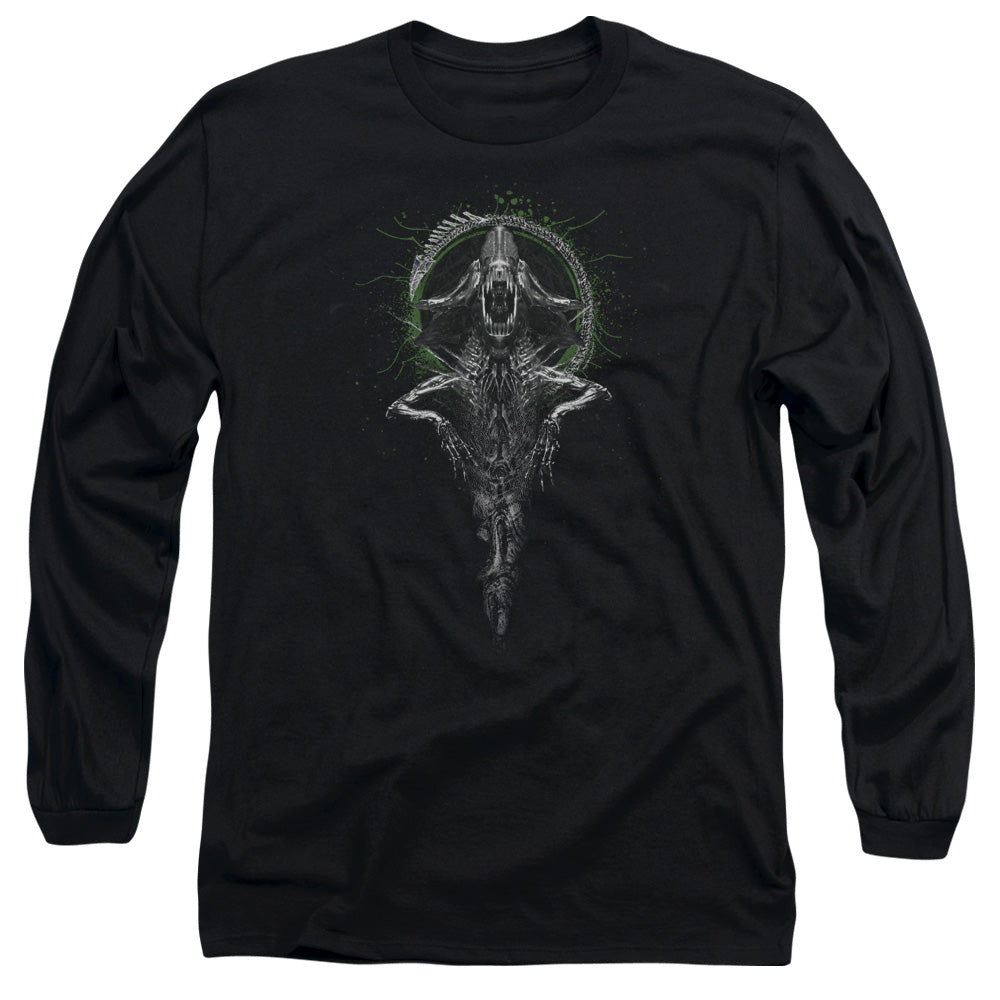 Alien Monarch Mens Long Sleeve Shirt Black Hoodie, Sweatshirt | CiraTrend.com