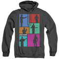 Archer Silhouettes Heather Mens Hoodie Black T-Shirts, Sweatshirt | CiraTrend.com