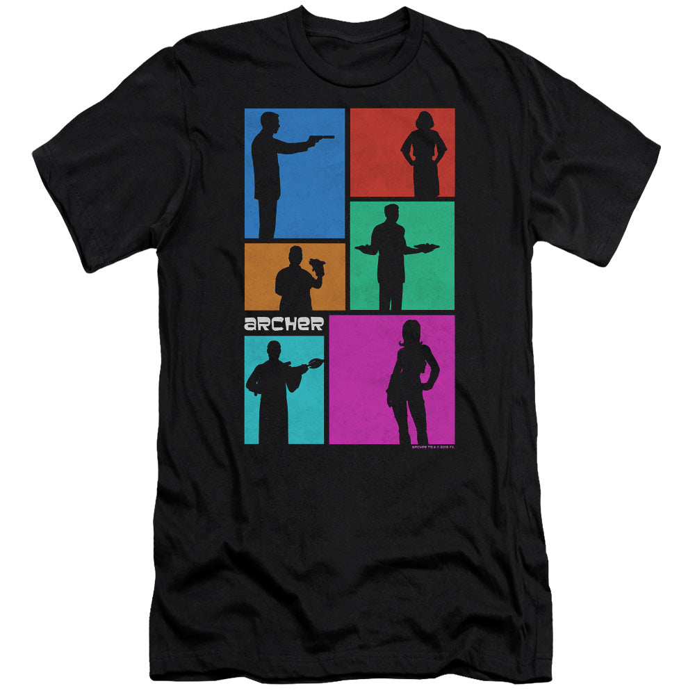 Archer Silhouettes Slim Fit Mens T Shirt Black Hoodie, Sweatshirt | CiraTrend.com