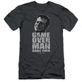 Alien Game Over Man Slim Fit Charcoal T-Shirts, Hoodie, Sweatshirt