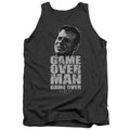 Alien Game Over Man Mens Tank Top Shirt Charcoal Hoodie, Sweatshirt | CiraTrend.com