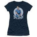 Archer Sploosh Junior Sheer Cap Sleeve Womens T Shirt Navy Blue Hoodie, Sweatshirt | CiraTrend.com