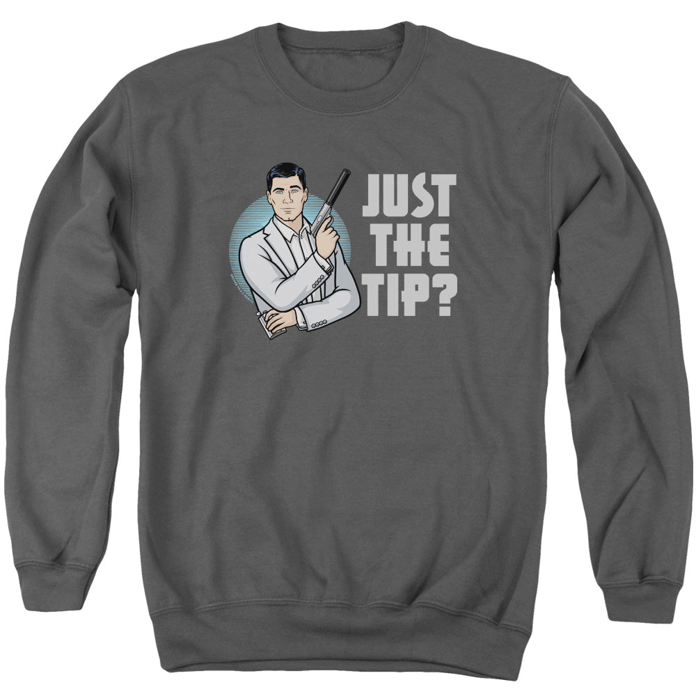 Archer Tip Mens Crewneck Sweatshirt Charcoal T-Shirts, Hoodie | CiraTrend.com