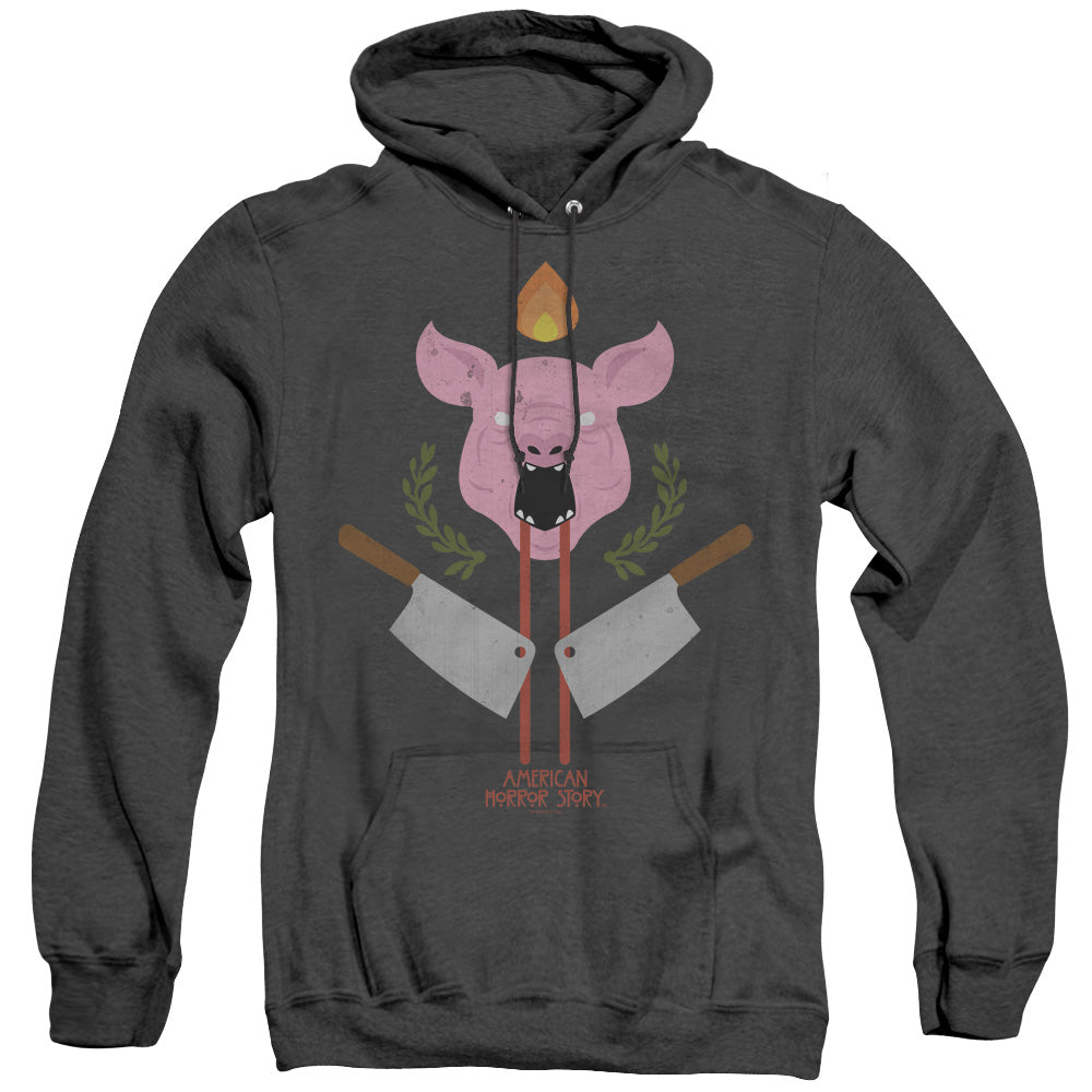 American Horror Story Pig Cleavers Heather Mens Hoodie Black T-Shirts, Sweatshirt | CiraTrend.com