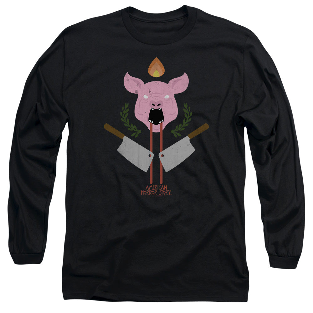 American Horror Story Pig Cleaverens Long Sleeve Shirt Black Hoodie, Sweatshirt | CiraTrend.com